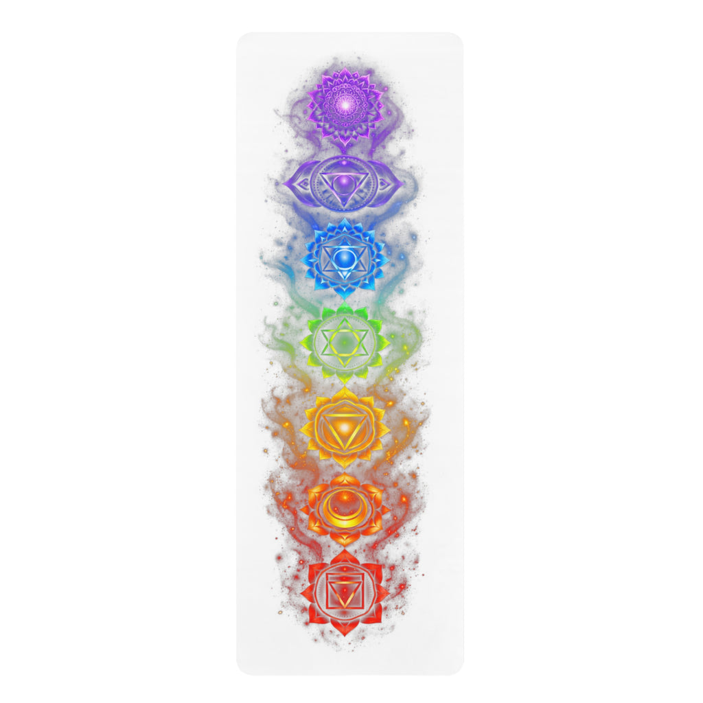 Tapis de Yoga Chakra — Design Énergie Sept Chakras