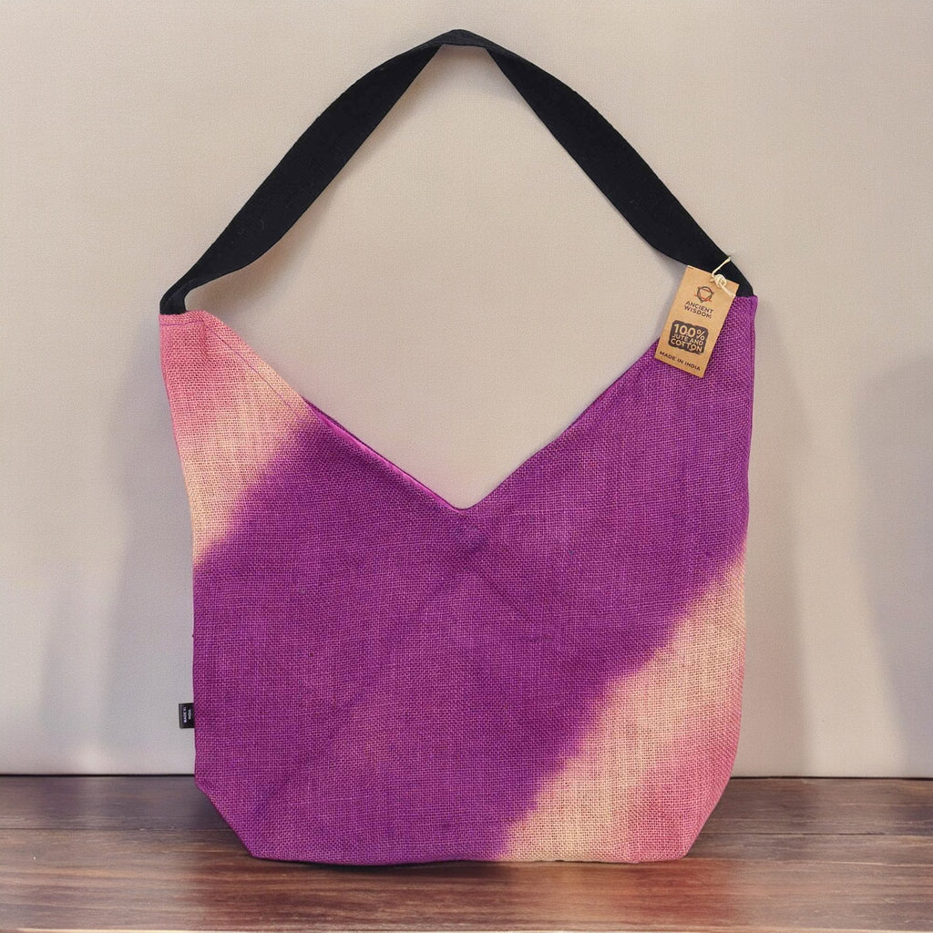 Sac Bohème en Coton Recyclé - Violet