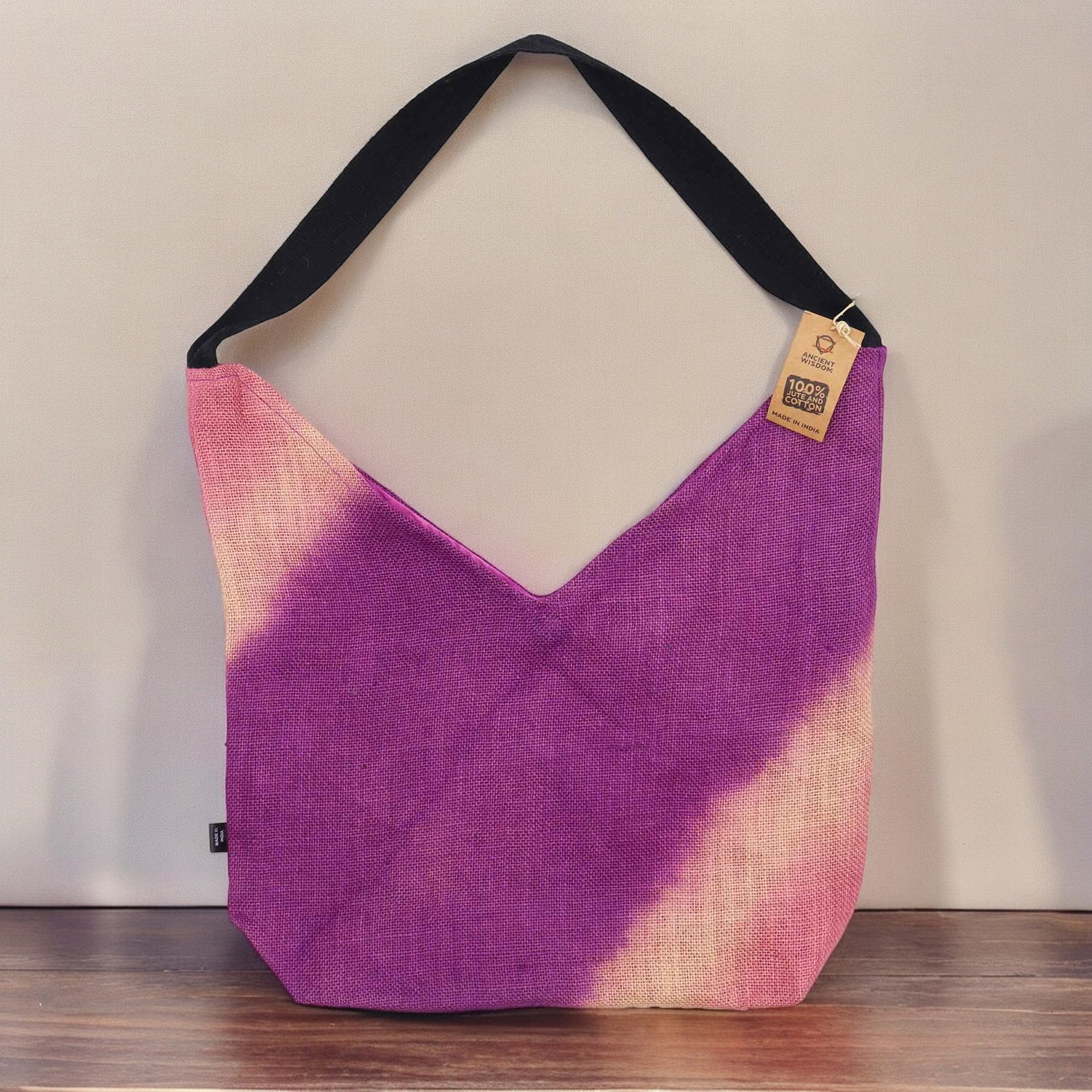 Sac Bohème en Coton Recyclé - Violet