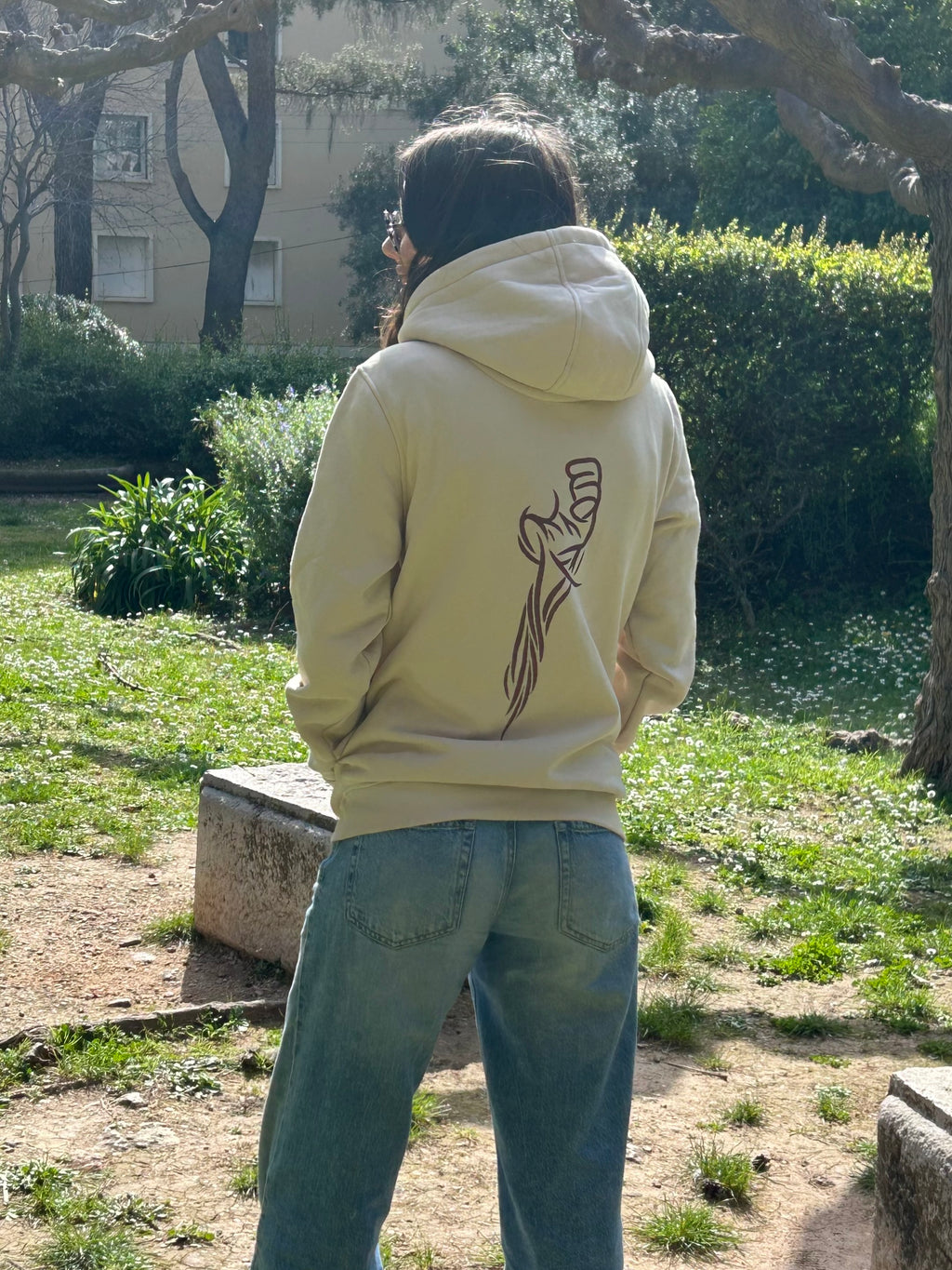 Sweat à Capuche Sand Esprit Fort - Hoodie Premium
