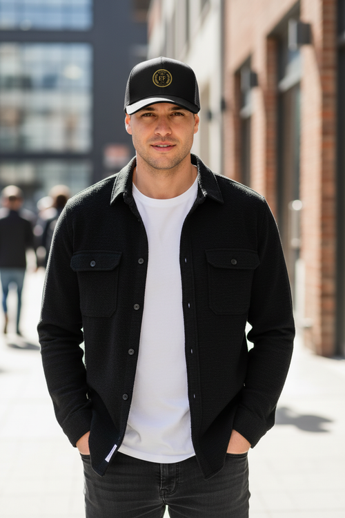 Casquette Trucker Esprit Fort – mannequin urbain